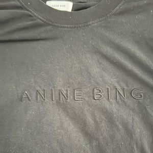 Annie Bing black tee shirt $75